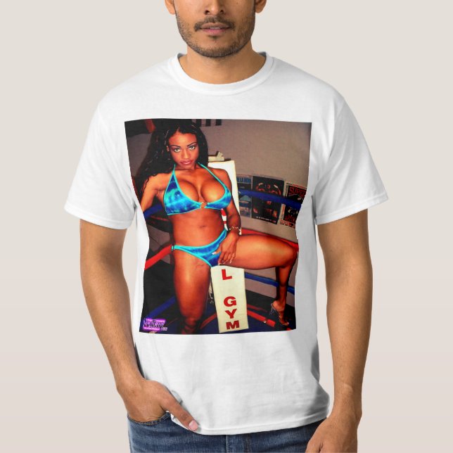 Camiseta Bebé del músculo en ring de boxeo (Anverso)
