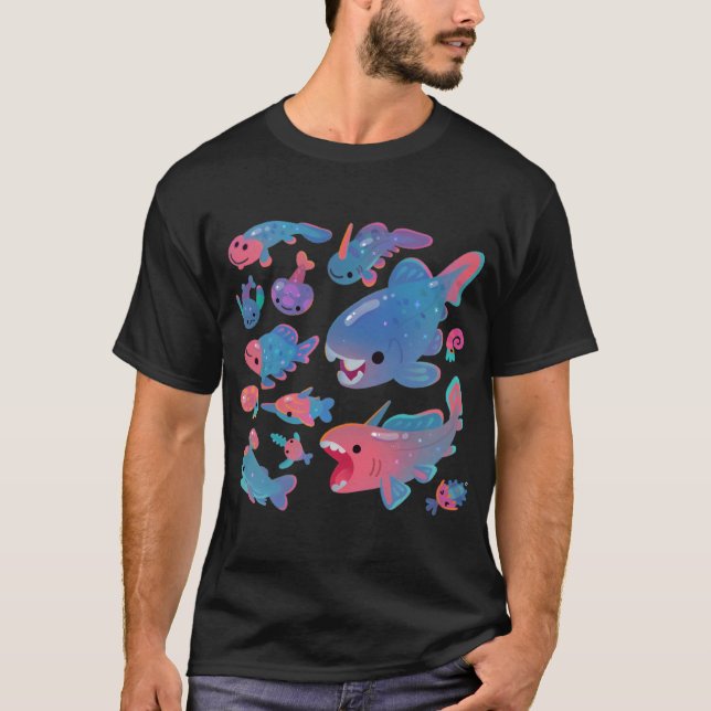 Camiseta bebé devónico - pastel (Anverso)