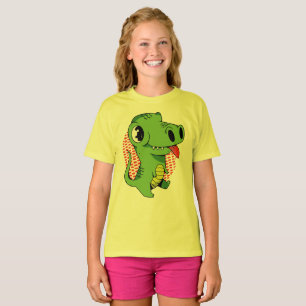 Camiseta Bebé Dinosaurio Divertido y Lindo