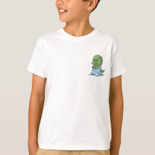 Camiseta Bebé Dinosaurio Gruñón Envueltro en Manta Niños