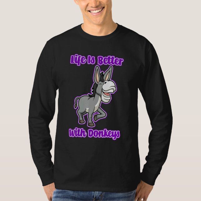 Camiseta Bebé Donkey Life Mule (Anverso)