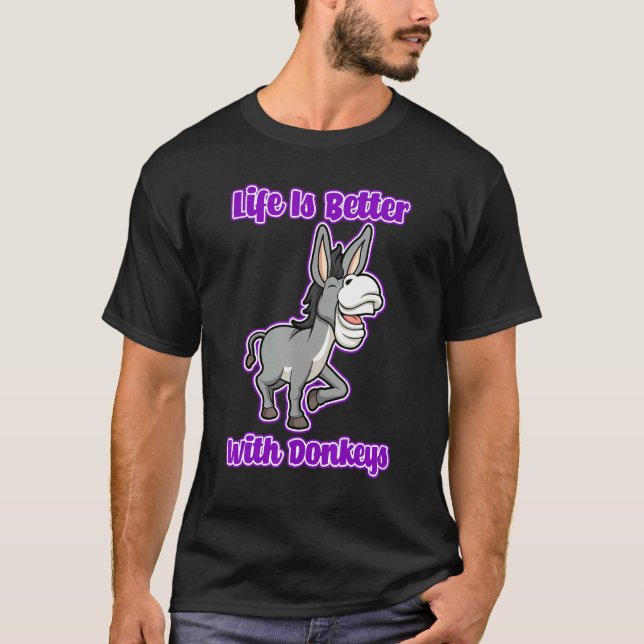 Camiseta Bebé Donkey Life Mule (Anverso)