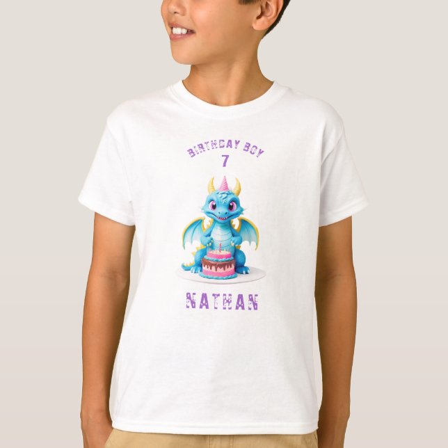 Camiseta *~* Bebé Dragón - AP88 Cualquier fiesta de cumplea (Anverso)