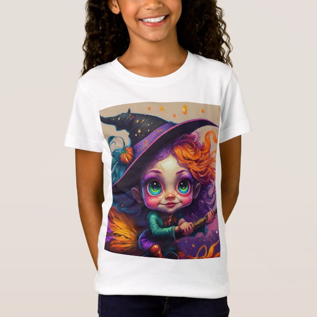 Camiseta Bebé dulce Bruja (Anverso)