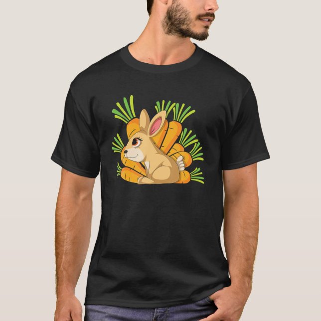 Camiseta Bebé dulce de leche de bebé de Mascota de conejo (Anverso)