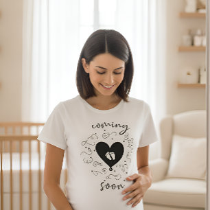 Camiseta Bebé en camino   Mamá embarazada adorable