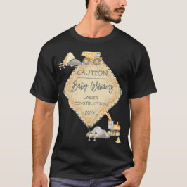 Camiseta Bebé en construcción en camionetas Baby Shower