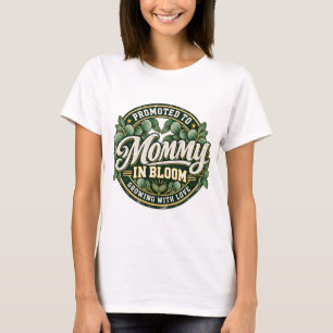 Camiseta Bebé en Flor Sálvia Verde Botánico Mamá en Flor