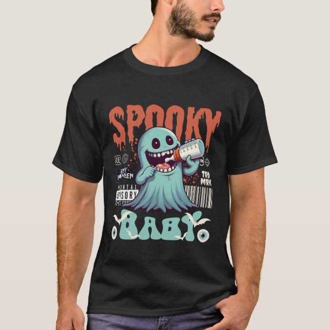Camiseta Bebé fantasmal (Anverso)