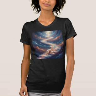 Camiseta Bebé gateando subiendo escaleras hacia el amor uni