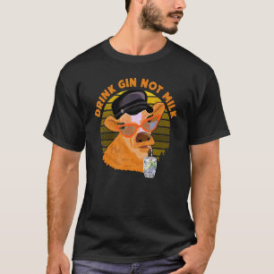 Camiseta Bebe Gin No Leche Vegano Vegetariano A Base De Pla