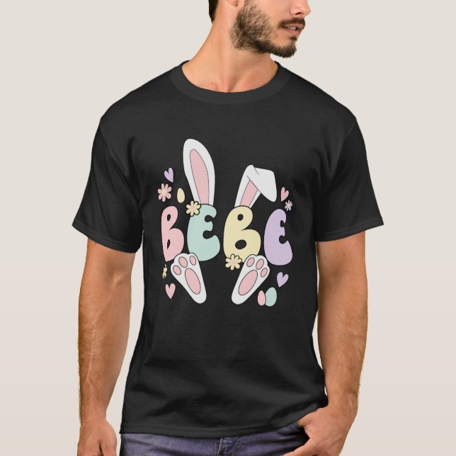 Camiseta Bebe Grandmother Easter Bunny Bebe Grandma Easter  (Anverso)