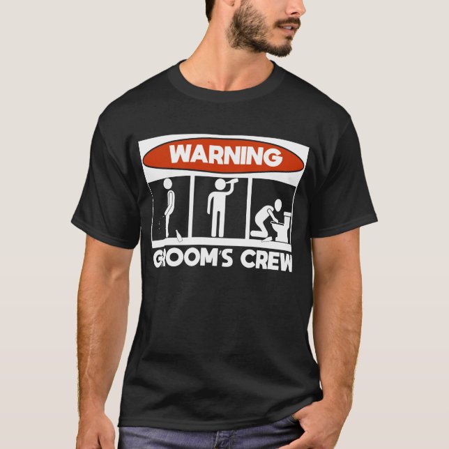 Camiseta Bebe Groom Squad Funny Hombres Crew BachelParty (Anverso)