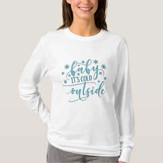 Camiseta Bebé hace frío afuera
