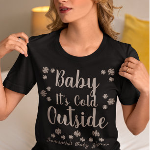 Camiseta Bebé hace frío afuera
