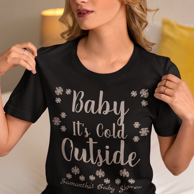 Camiseta Bebé hace frío afuera (Subido por el creador)