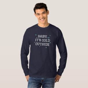 Camiseta Bebé, hace frío afuera.