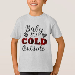 Camiseta Bebé, hace frío fuera del invierno