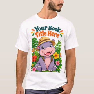 Camiseta Bebé Hipopótamo Explorador de Safari Lindo Persona