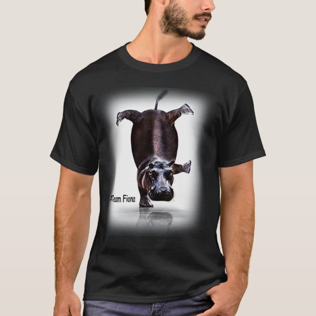 Camiseta Bebé Hippo Fiona Cuesta divertido (Anverso)