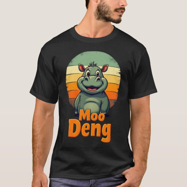 Camiseta Bebé Hippo Moo Deng Tee (Anverso)