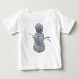 Camiseta bebé - Hombre de nieve