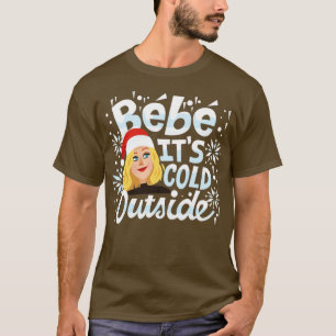 Camiseta Bebe Its Cold Outside