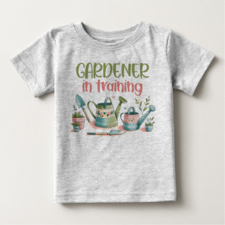 Camiseta bebé - Jardinero en entrenamiento