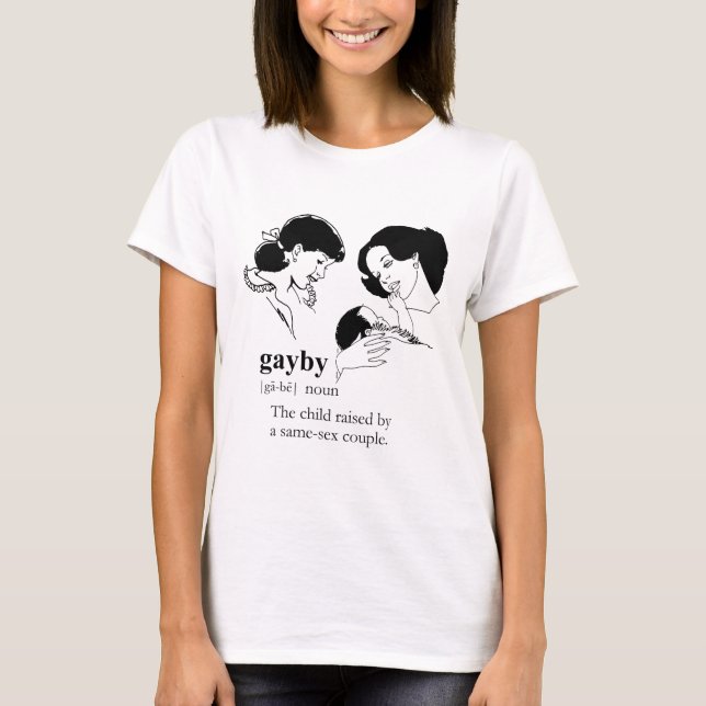 Camiseta BEBÉ LÉSBICO (Lesbiana) (Anverso)