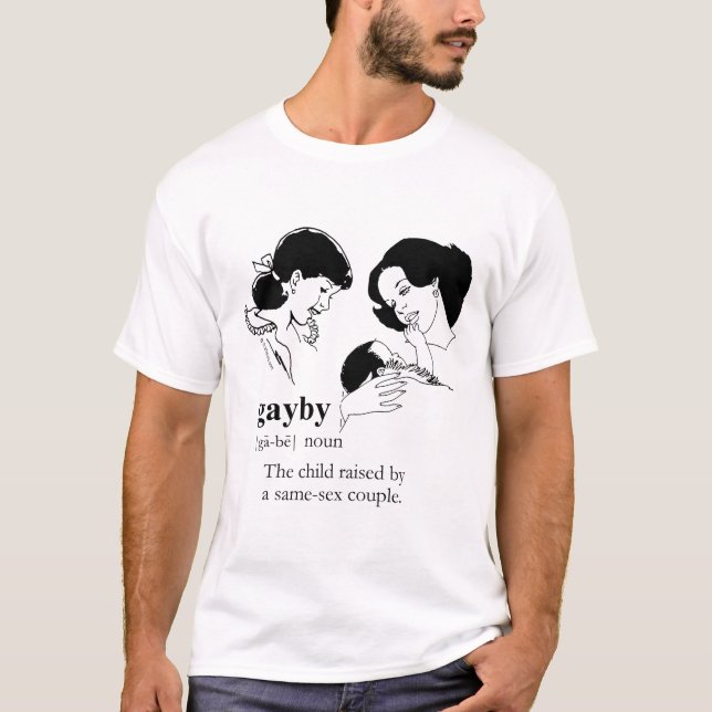 Camiseta BEBÉ LÉSBICO (Lesbiana) (Anverso)
