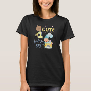 Camiseta Bebé lindo Brat Boy bebé papá nuevo papá
