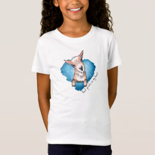 Camiseta Bebé lindo Cabra KiniArt