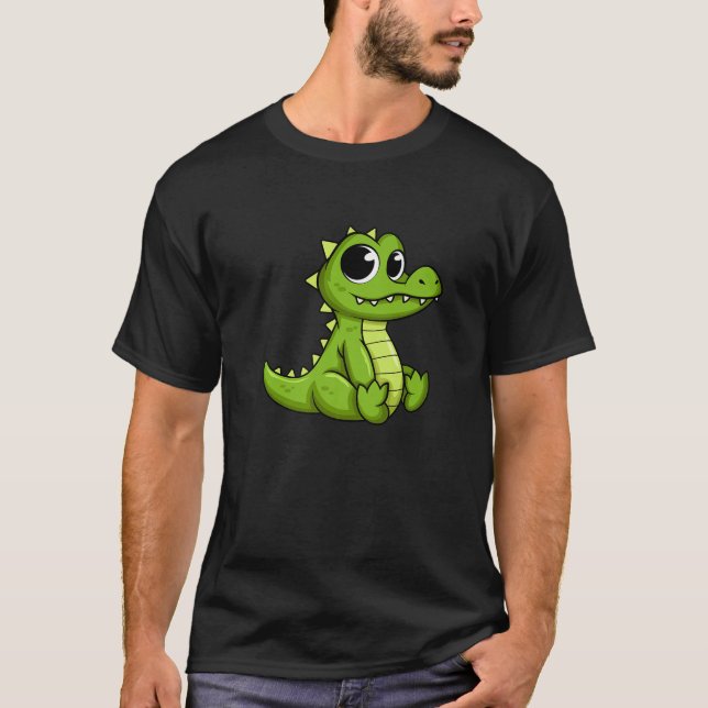 Camiseta Bebé lindo Crocodile Croc Gator Animal Lover Regal (Anverso)
