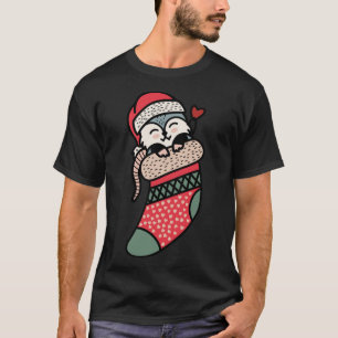 Camiseta Bebé lindo en Navidades conmocionan Navidad Pajama