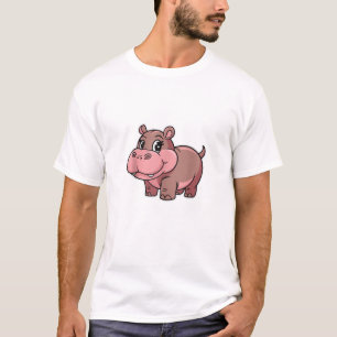 Camiseta Bebé lindo Hippo Moo Deng Tank Top_1