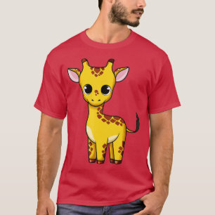 Camiseta Bebé lindo jirafa vida salvaje africana Safari reg