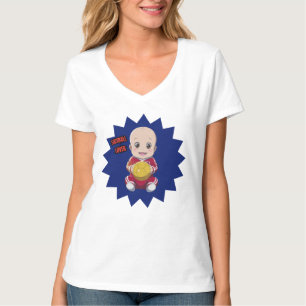 Camiseta Bebé lindo vestido de futbolista