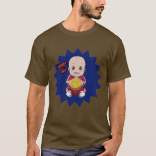 Camiseta Bebé lindo vestido de futbolista