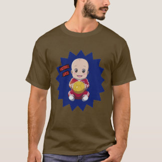 Camiseta Bebé lindo vestido de futbolista