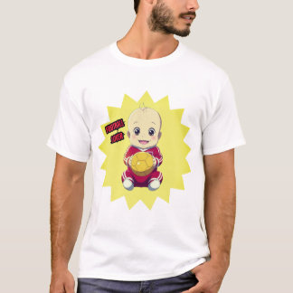 Camiseta Bebé lindo vestido de futbolista