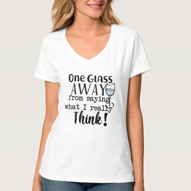 Camiseta bebe lindo vino hablando tu mente chiste divertido (Anverso)