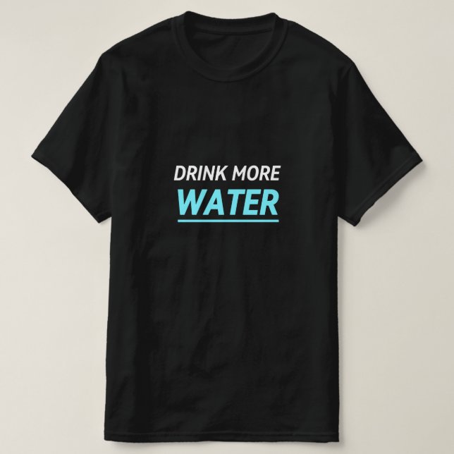 CAMISETA BEBE MÁS AGUA (Diseño del anverso)