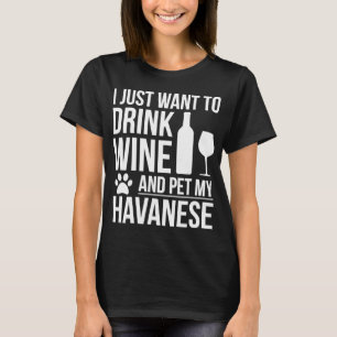 Camiseta Bebe Mascota de vino mi perrero habanés Mamá Perro