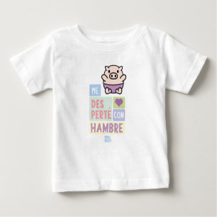 Camiseta Bebé│Me desperté con hambre