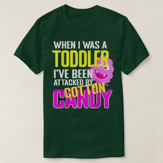 Camiseta Bebé medio de golosinas (Diseño del anverso)