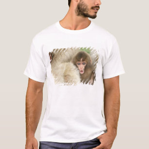 Camiseta Bebé mono de nieve, Jigokudani, Nagano, Japón