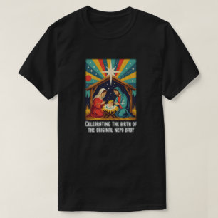 Camiseta Bebé Nepo Original Navidad Divertida