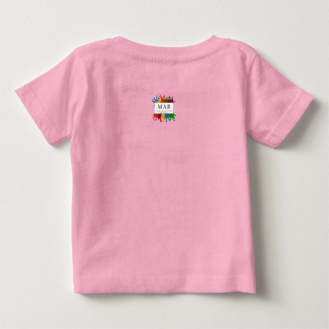 Camiseta bebé/niño "mamá probada" (Reverso)