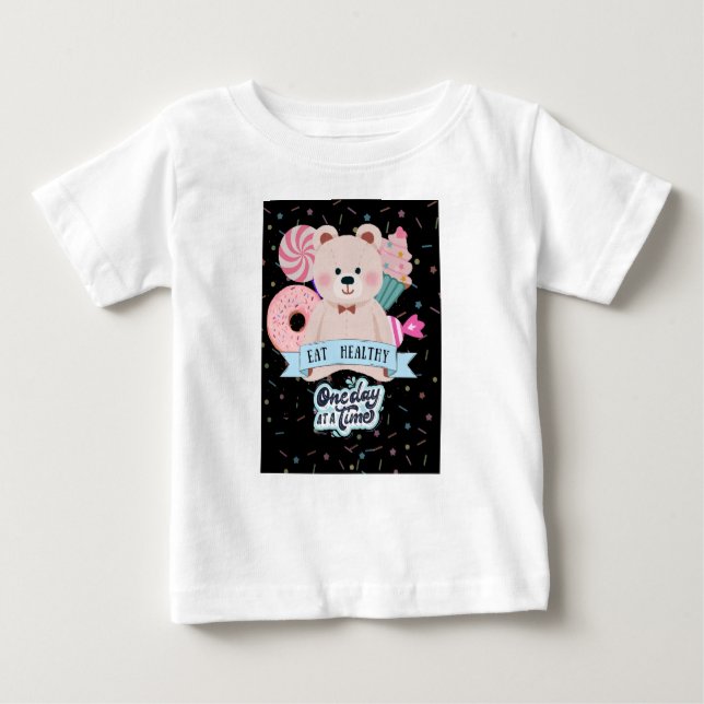 Camiseta bebé oso lindo (Anverso)