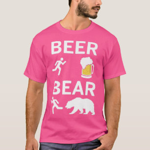 Camiseta Bebe oso traje de senderismo para bebedores de cer